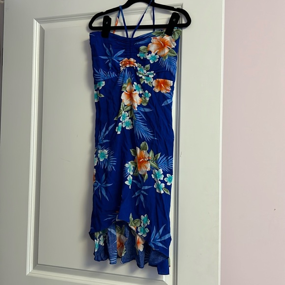 Hawaii Hangover Girls Hawaiian Halter Print Dress - Picture 1 of 5